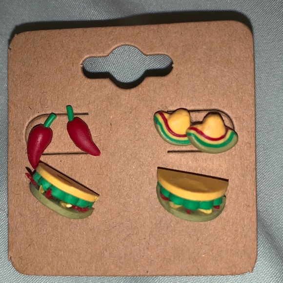Taco Tuesday Earring Set - Picture 2 of 2